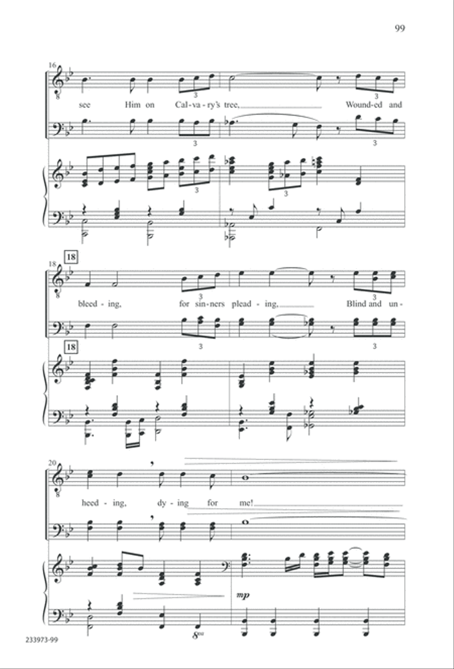 Love Lifted Me (Digital Download) TTBB scores gallery preview page 102