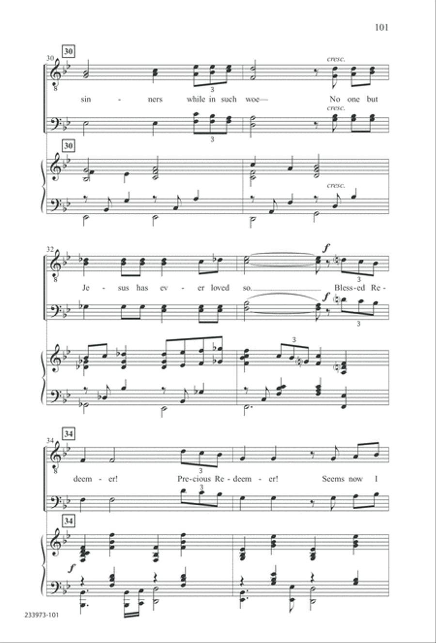 Love Lifted Me (Digital Download) TTBB scores gallery preview page 104