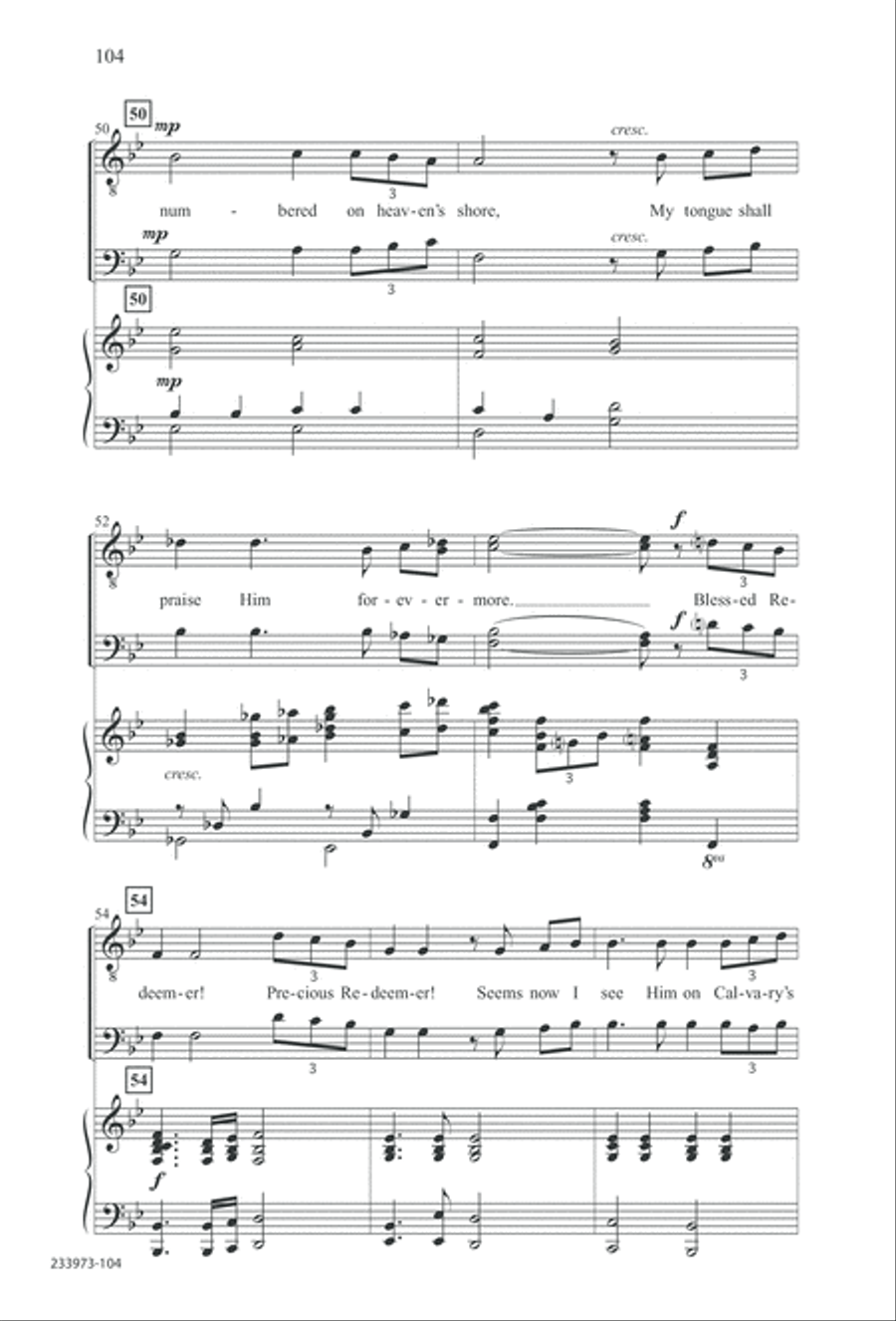 Love Lifted Me (Digital Download) TTBB scores gallery preview page 107
