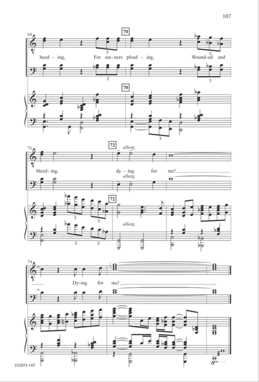 Love Lifted Me (Digital Download) TTBB scores gallery preview page 110