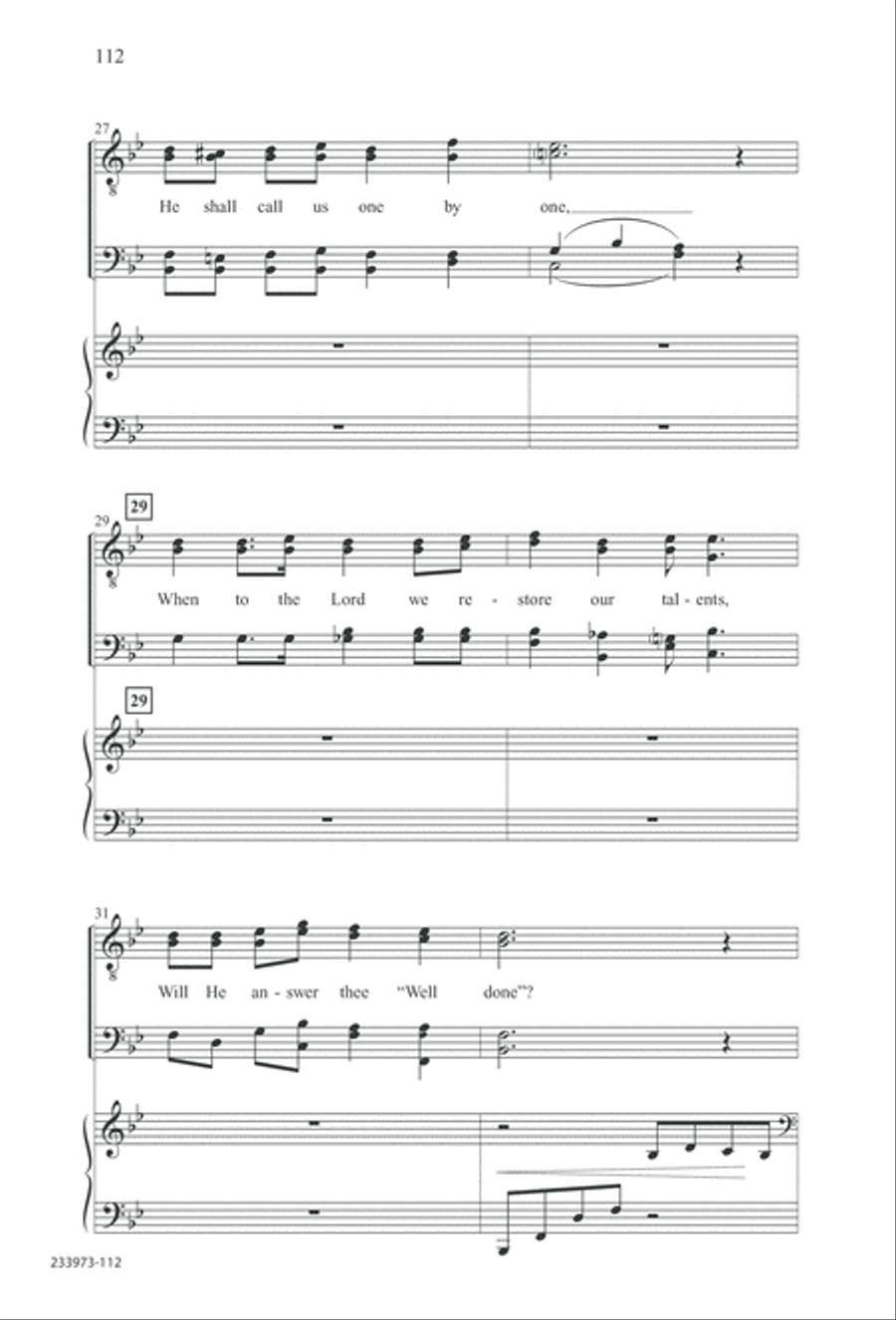 Love Lifted Me (Digital Download) TTBB scores gallery preview page 115