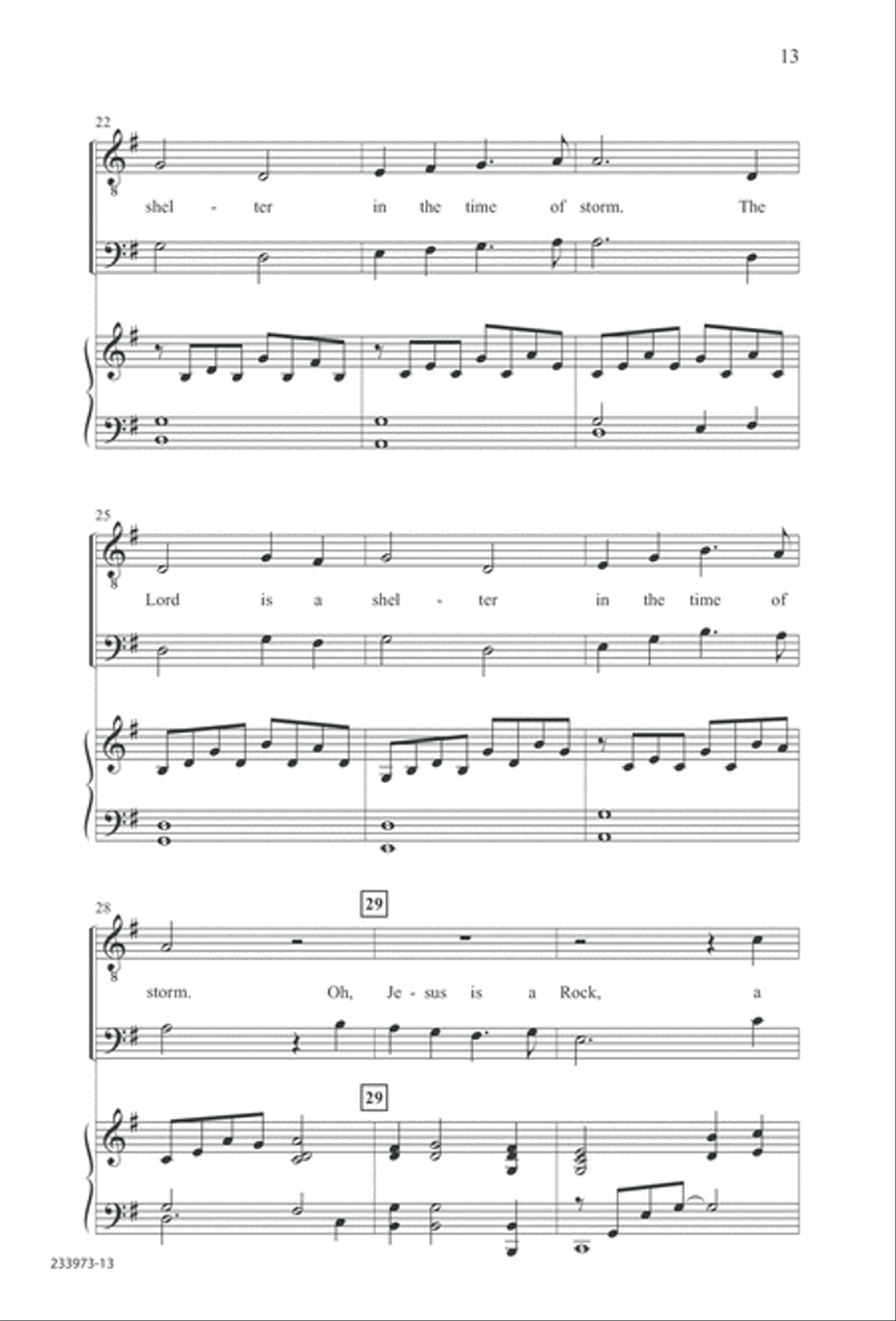 Love Lifted Me (Digital Download) TTBB scores gallery preview page 16