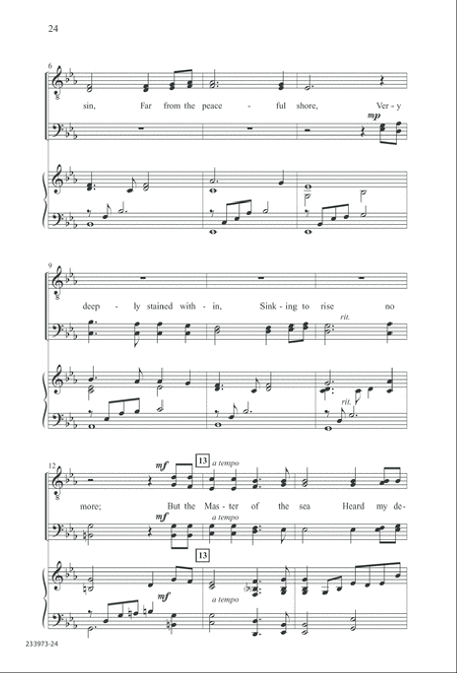 Love Lifted Me (Digital Download) TTBB scores gallery preview page 27