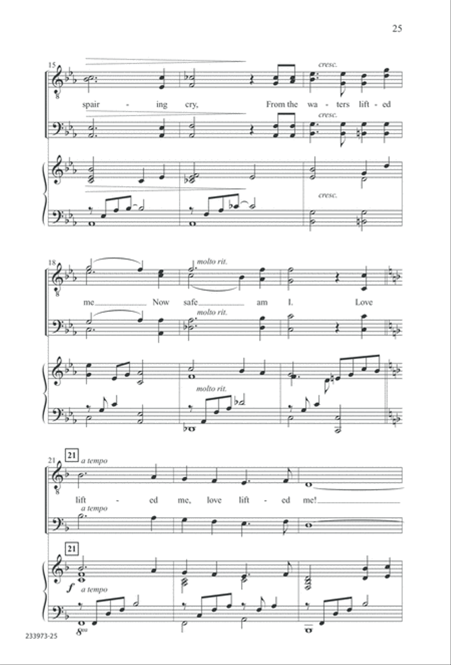 Love Lifted Me (Digital Download) TTBB scores gallery preview page 28