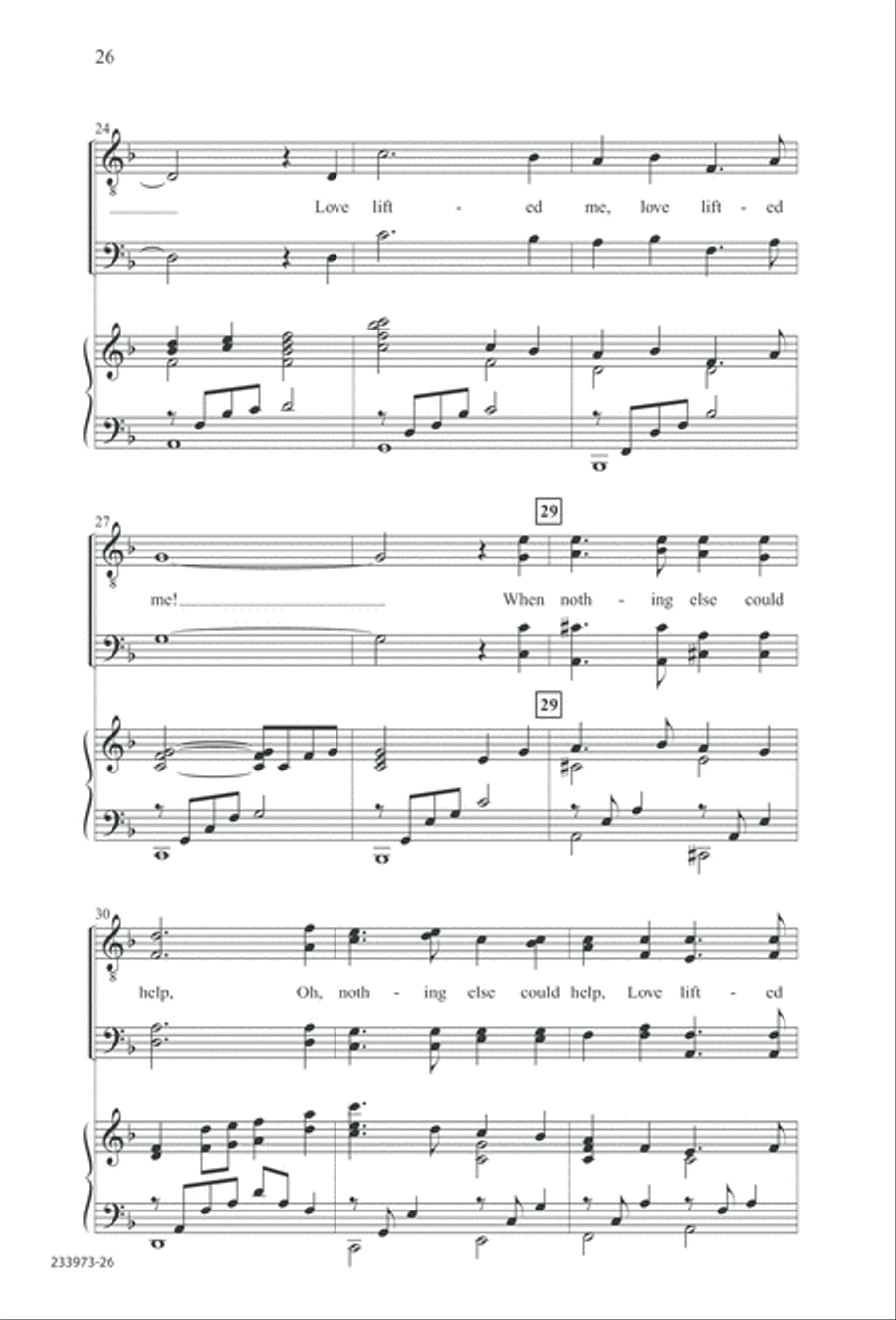 Love Lifted Me (Digital Download) TTBB scores gallery preview page 29