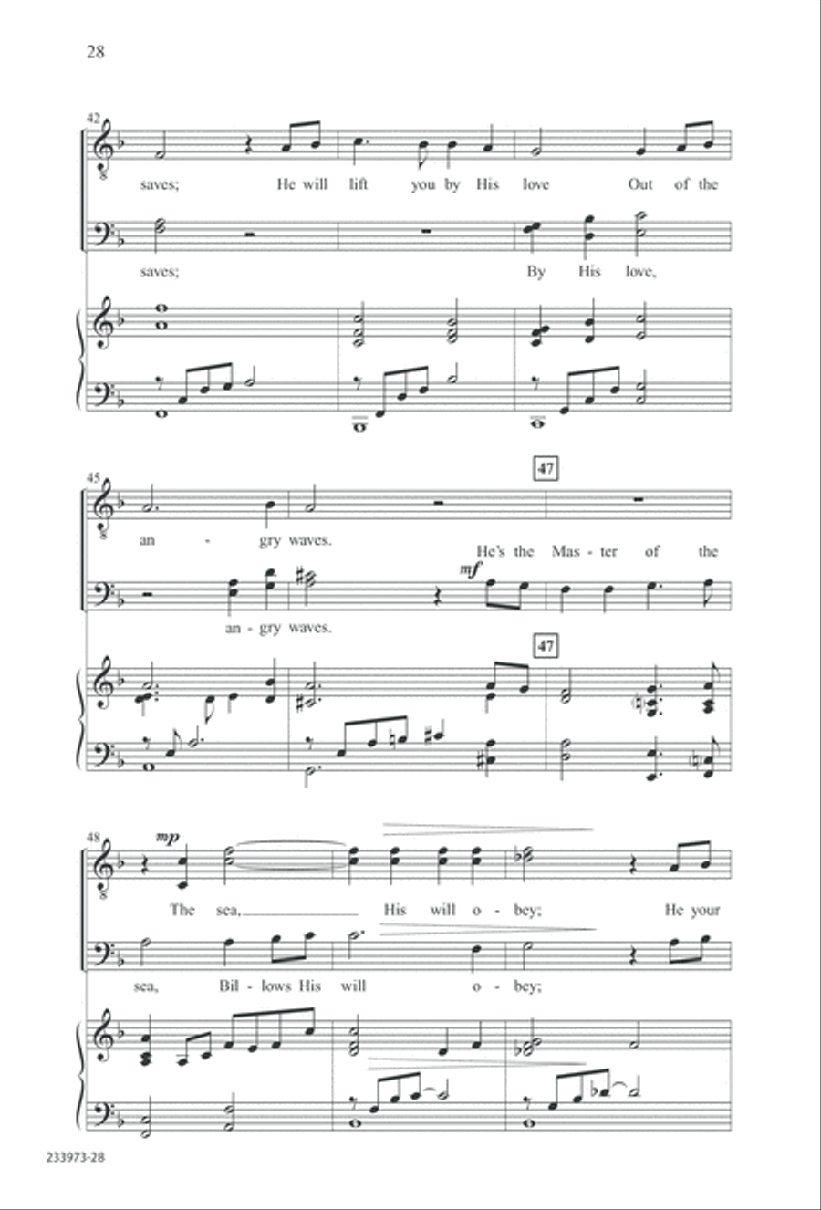 Love Lifted Me (Digital Download) TTBB scores gallery preview page 31