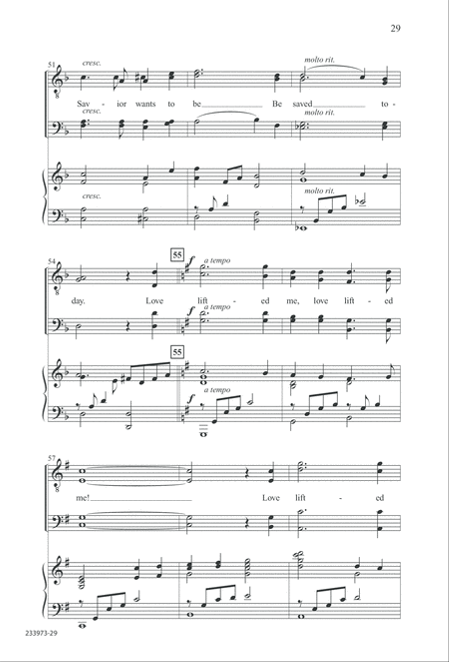 Love Lifted Me (Digital Download) TTBB scores gallery preview page 32