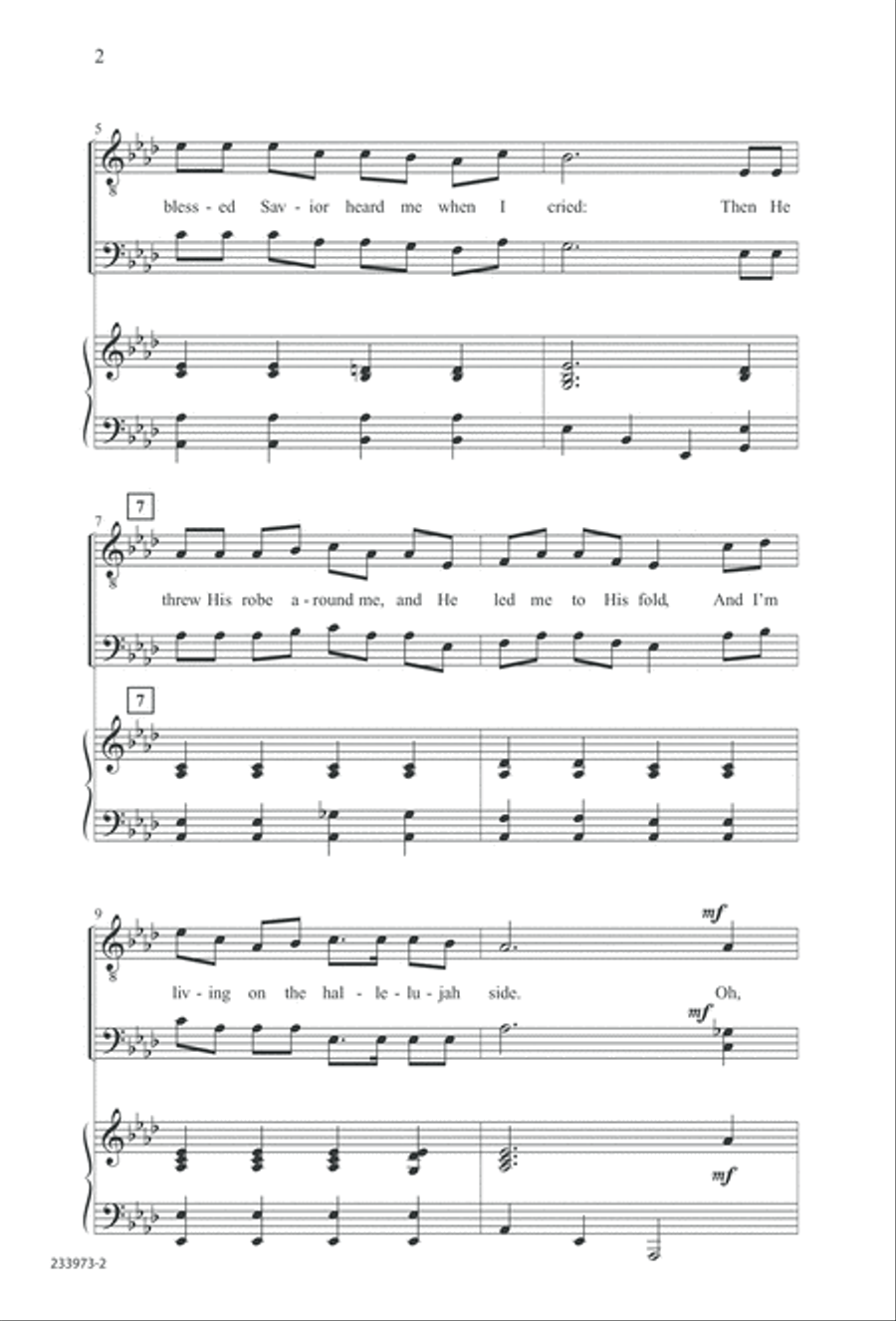 Love Lifted Me (Digital Download) TTBB scores gallery preview page 5