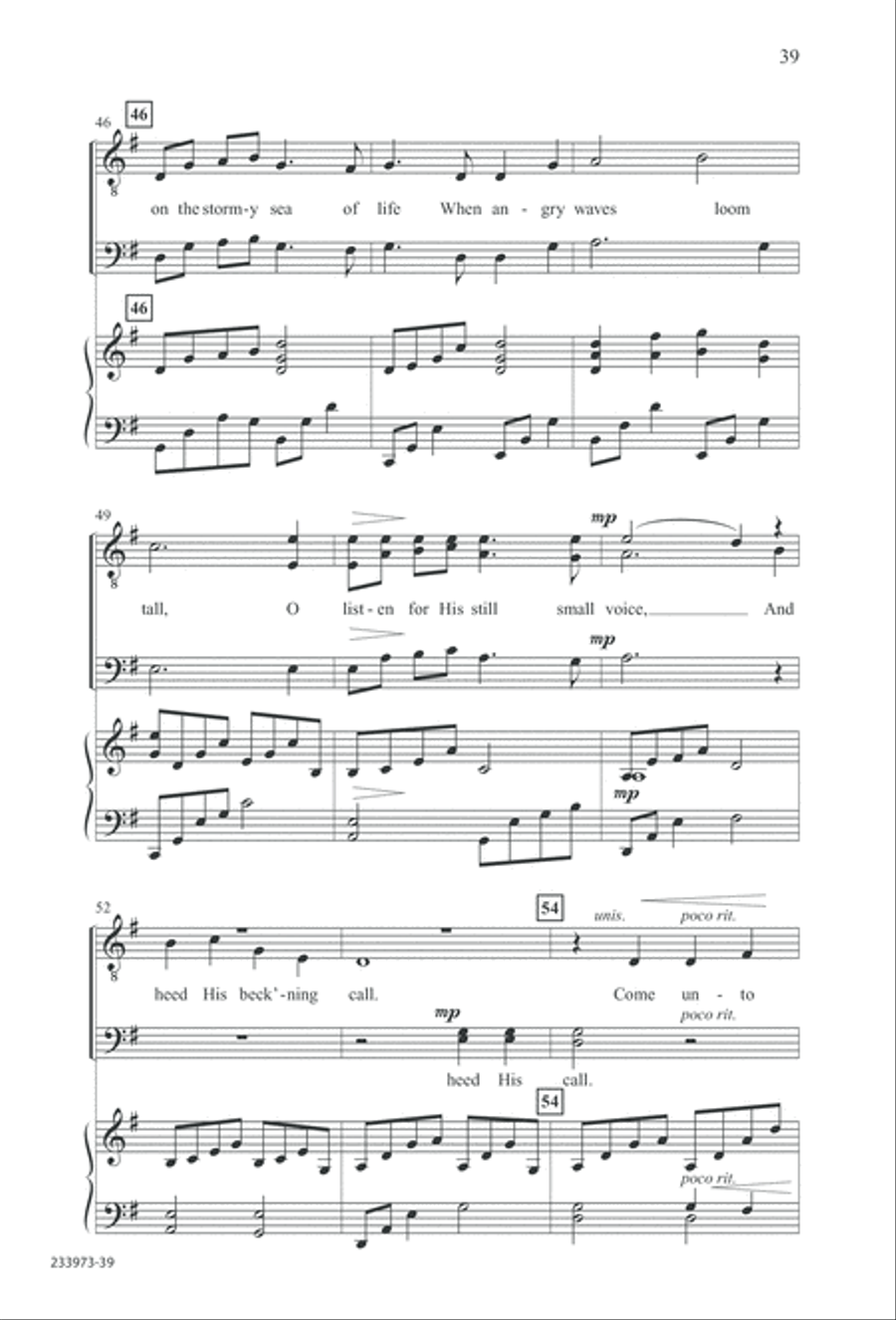 Love Lifted Me (Digital Download) TTBB scores gallery preview page 42