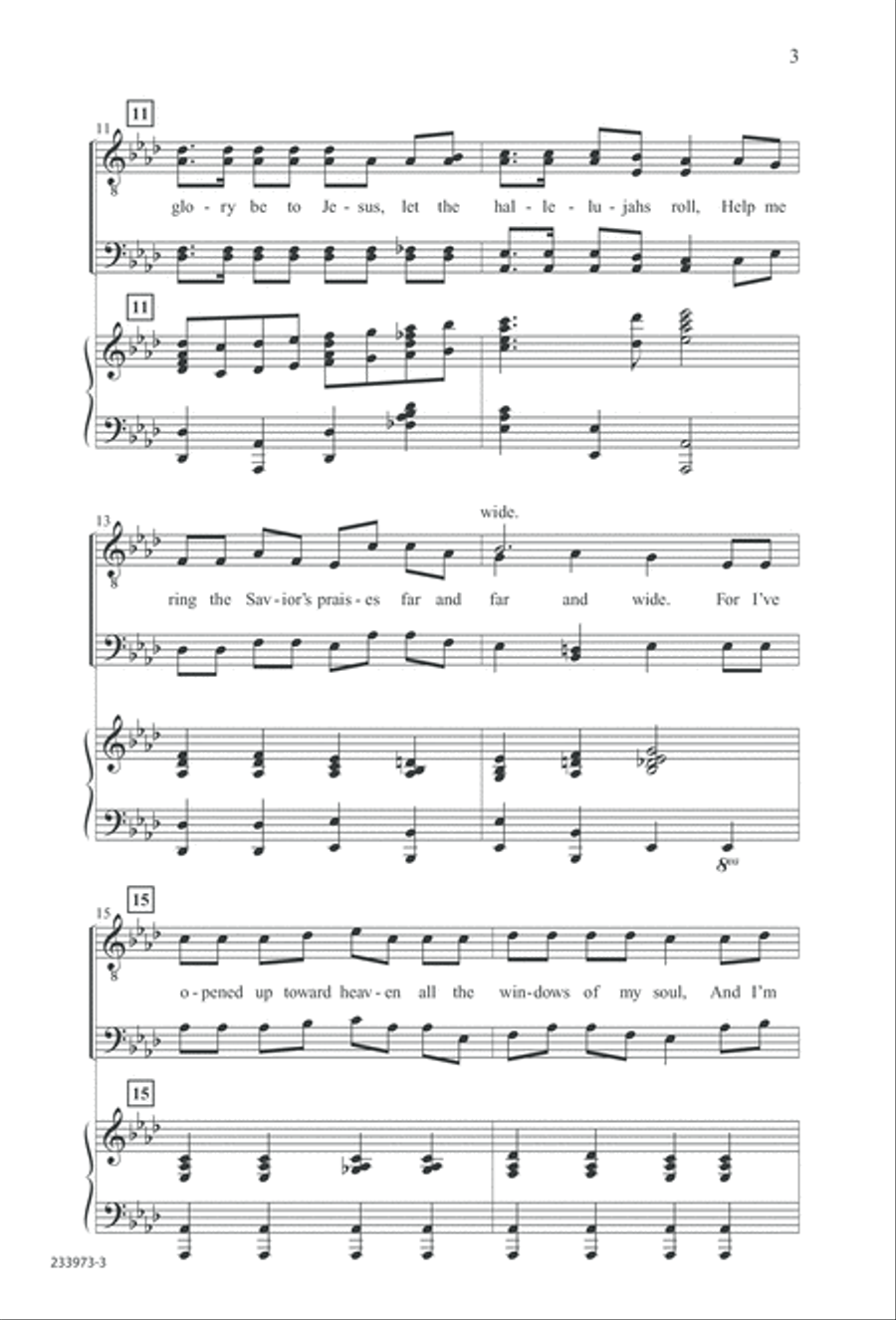 Love Lifted Me (Digital Download) TTBB scores gallery preview page 6