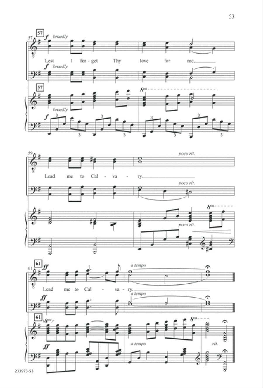 Love Lifted Me (Digital Download) TTBB scores gallery preview page 56