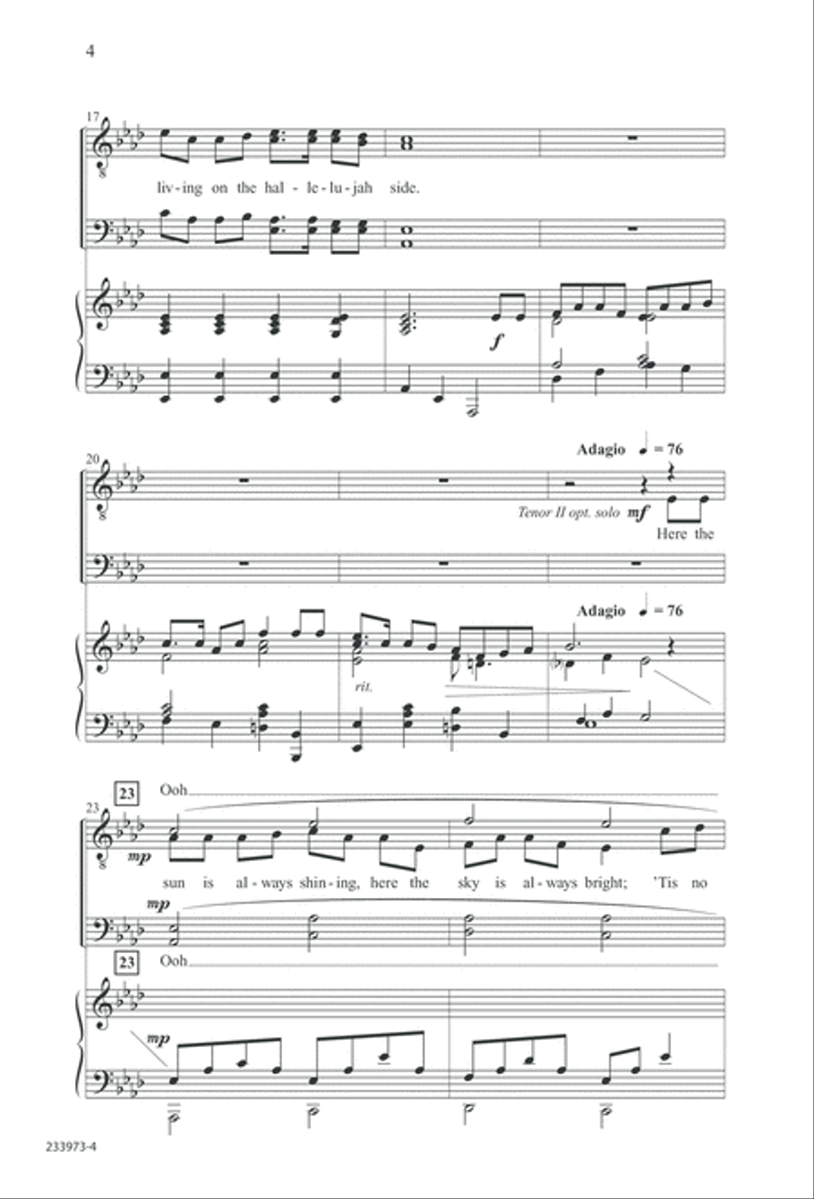 Love Lifted Me (Digital Download) TTBB scores gallery preview page 7