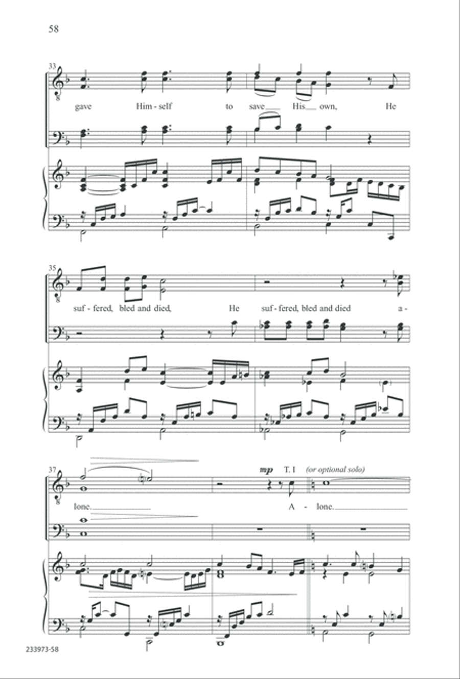 Love Lifted Me (Digital Download) TTBB scores gallery preview page 61
