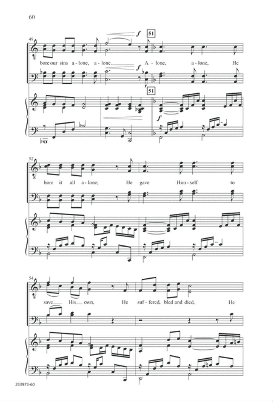 Love Lifted Me (Digital Download) TTBB scores gallery preview page 63