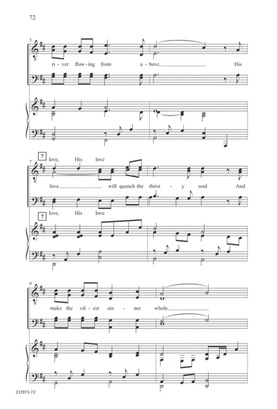 Love Lifted Me (Digital Download) TTBB scores gallery preview page 75