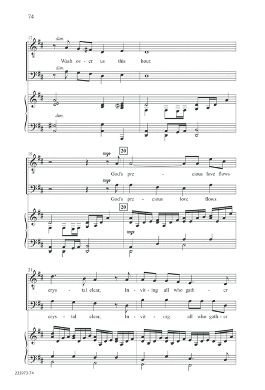 Love Lifted Me (Digital Download) TTBB scores gallery preview page 77