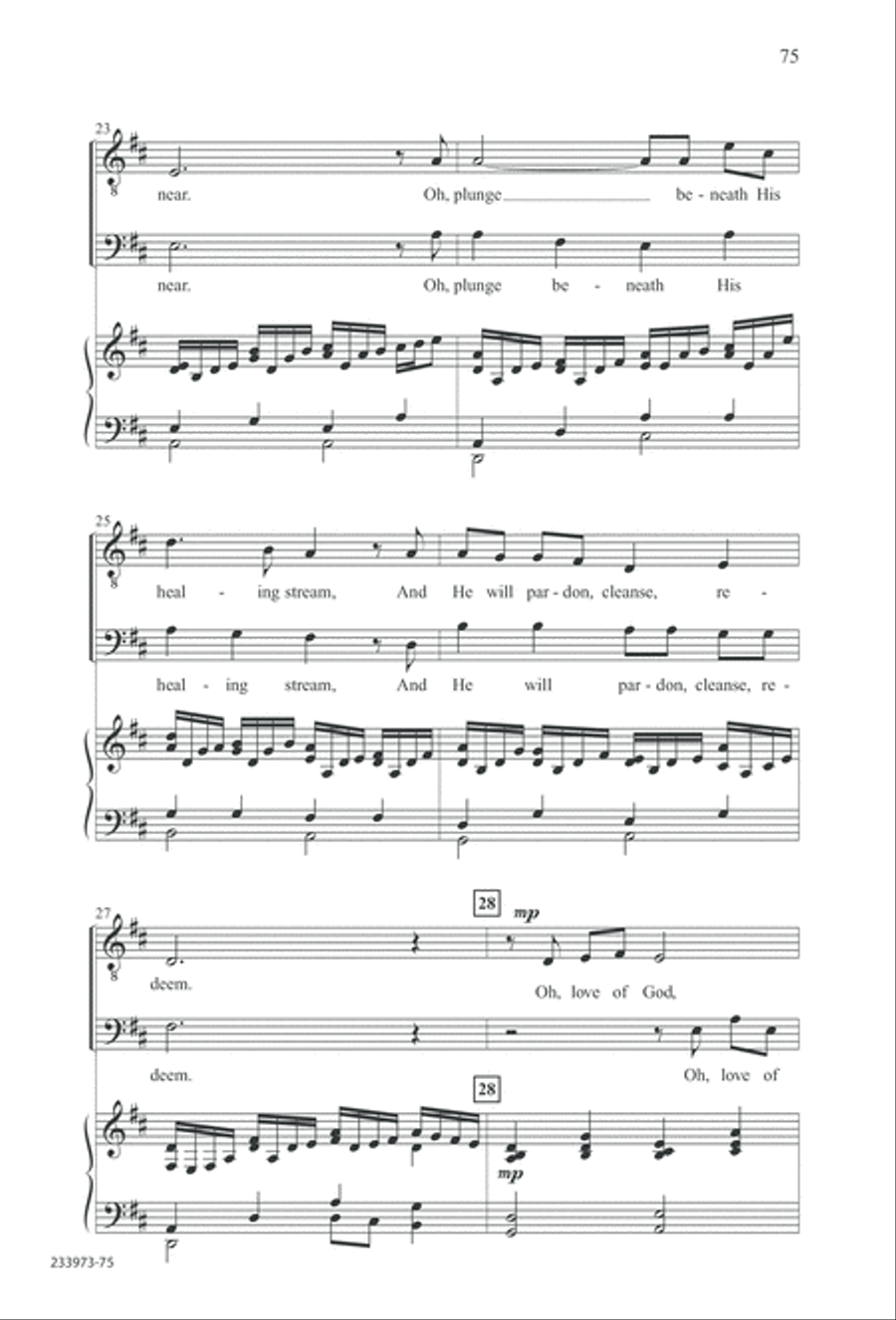 Love Lifted Me (Digital Download) TTBB scores gallery preview page 78
