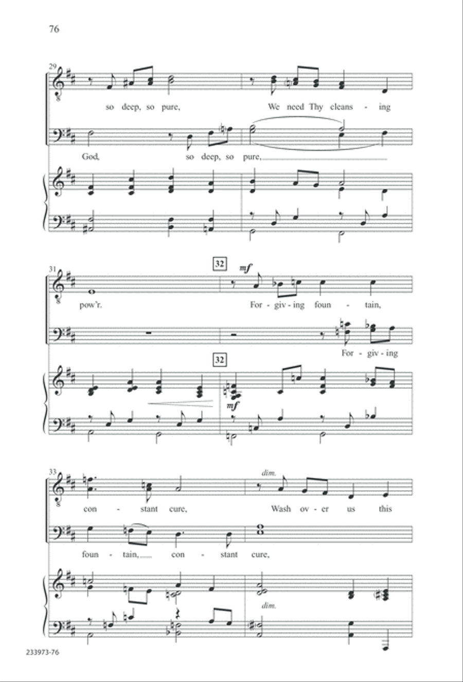 Love Lifted Me (Digital Download) TTBB scores gallery preview page 79