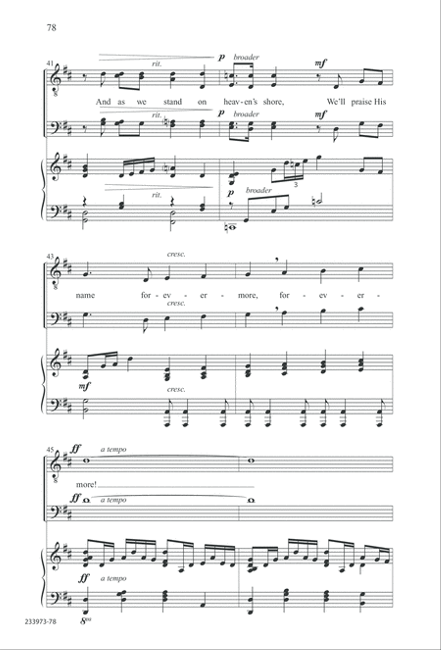 Love Lifted Me (Digital Download) TTBB scores gallery preview page 81