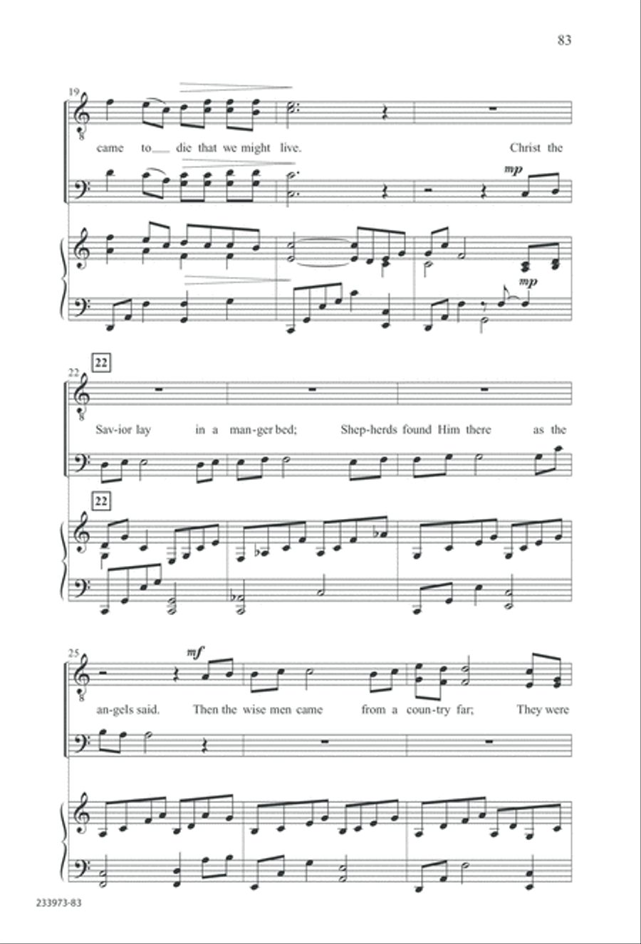 Love Lifted Me (Digital Download) TTBB scores gallery preview page 86