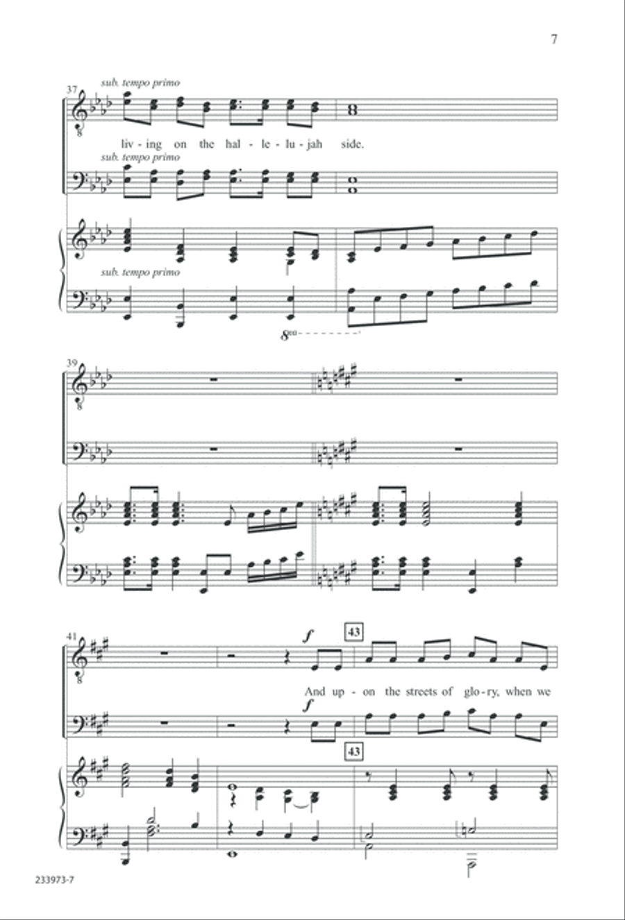 Love Lifted Me (Digital Download) TTBB scores gallery preview page 10