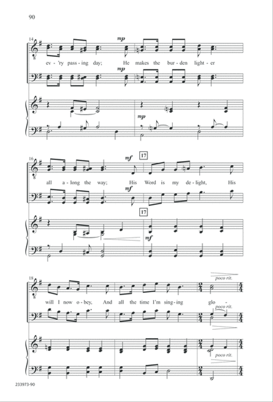 Love Lifted Me (Digital Download) TTBB scores gallery preview page 93