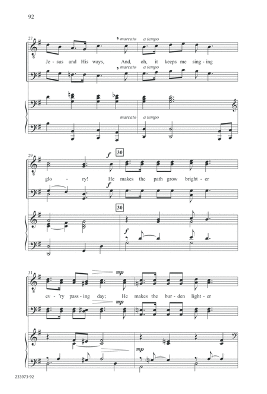 Love Lifted Me (Digital Download) TTBB scores gallery preview page 95