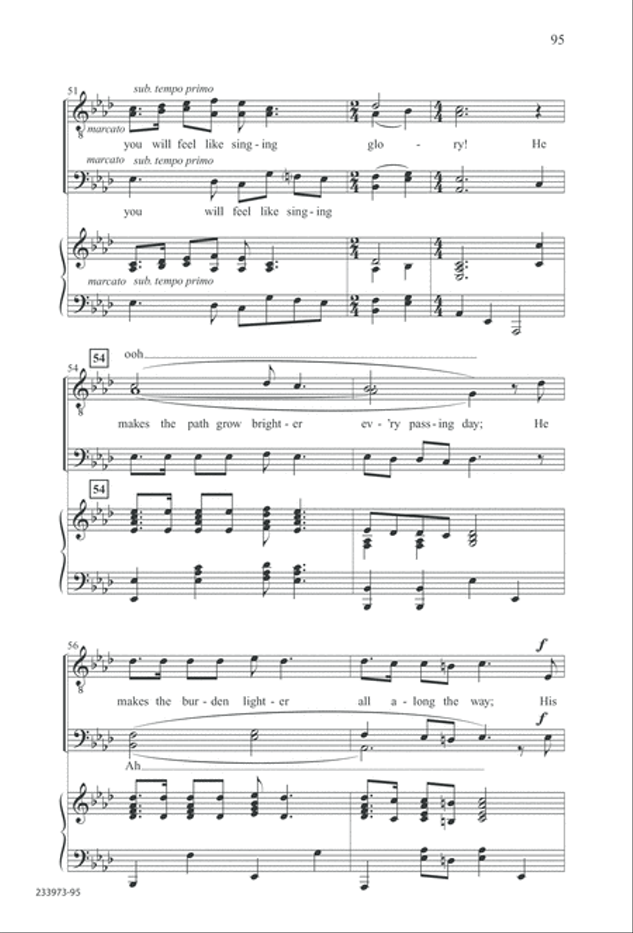 Love Lifted Me (Digital Download) TTBB scores gallery preview page 98