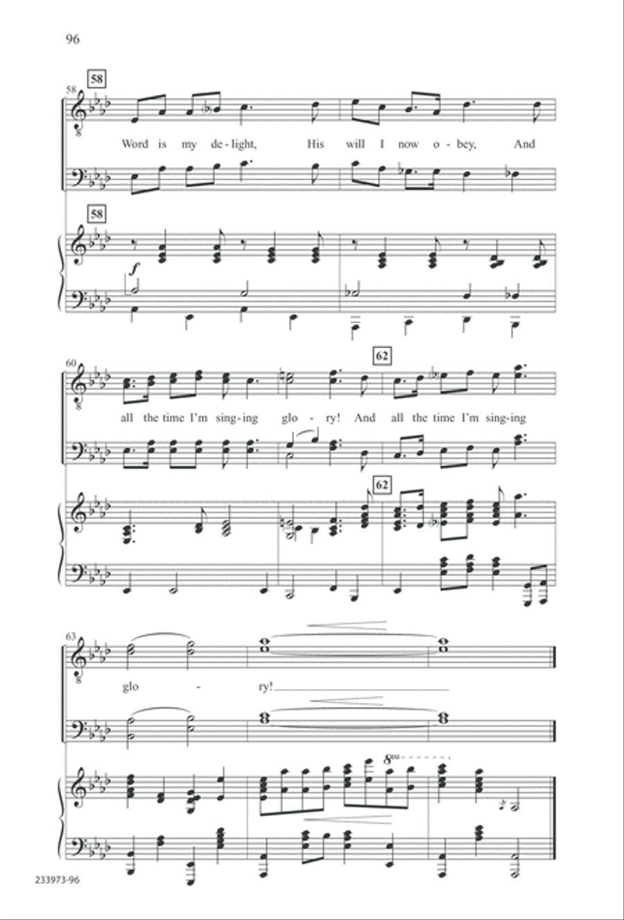 Love Lifted Me (Digital Download) TTBB scores gallery preview page 99