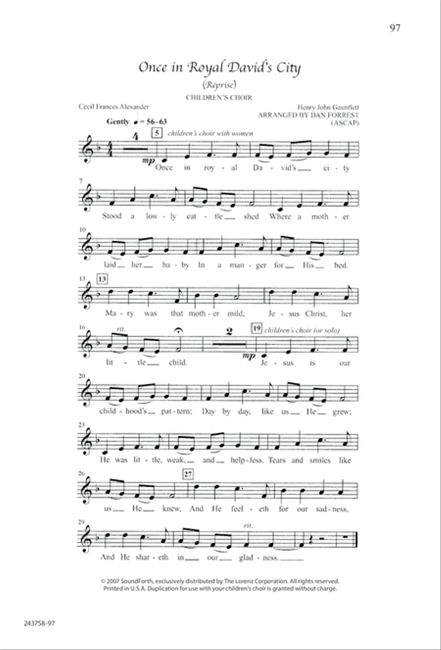 Lord of Glory (Digital Download) 4-Part scores gallery preview page 101