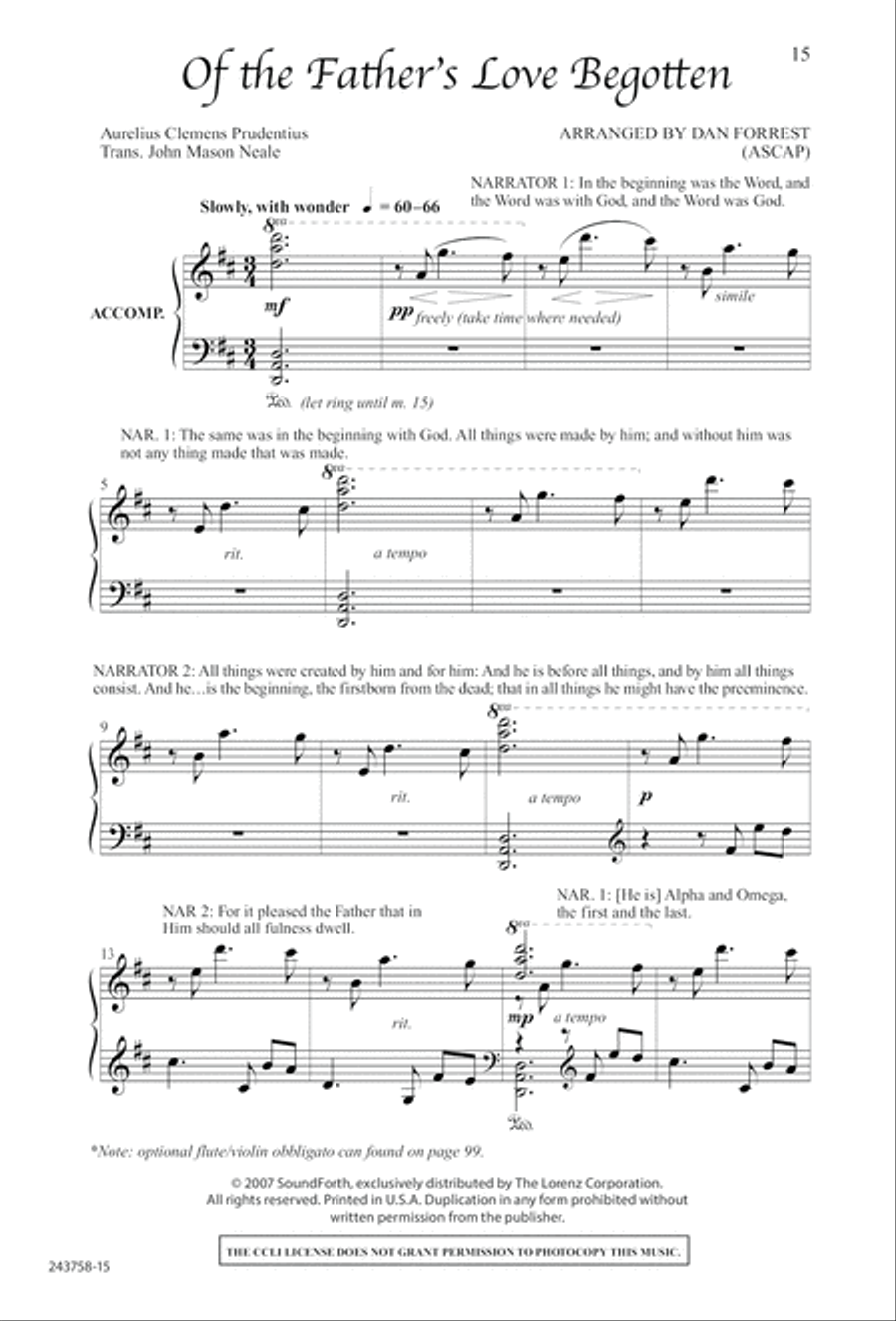 Lord of Glory (Digital Download) 4-Part scores gallery preview page 19