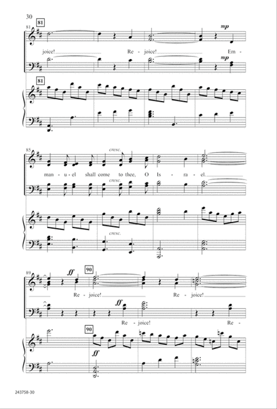 Lord of Glory (Digital Download) 4-Part scores gallery preview page 34