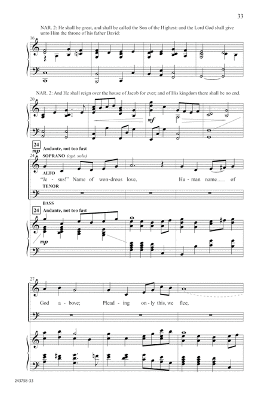 Lord of Glory (Digital Download) 4-Part scores gallery preview page 37