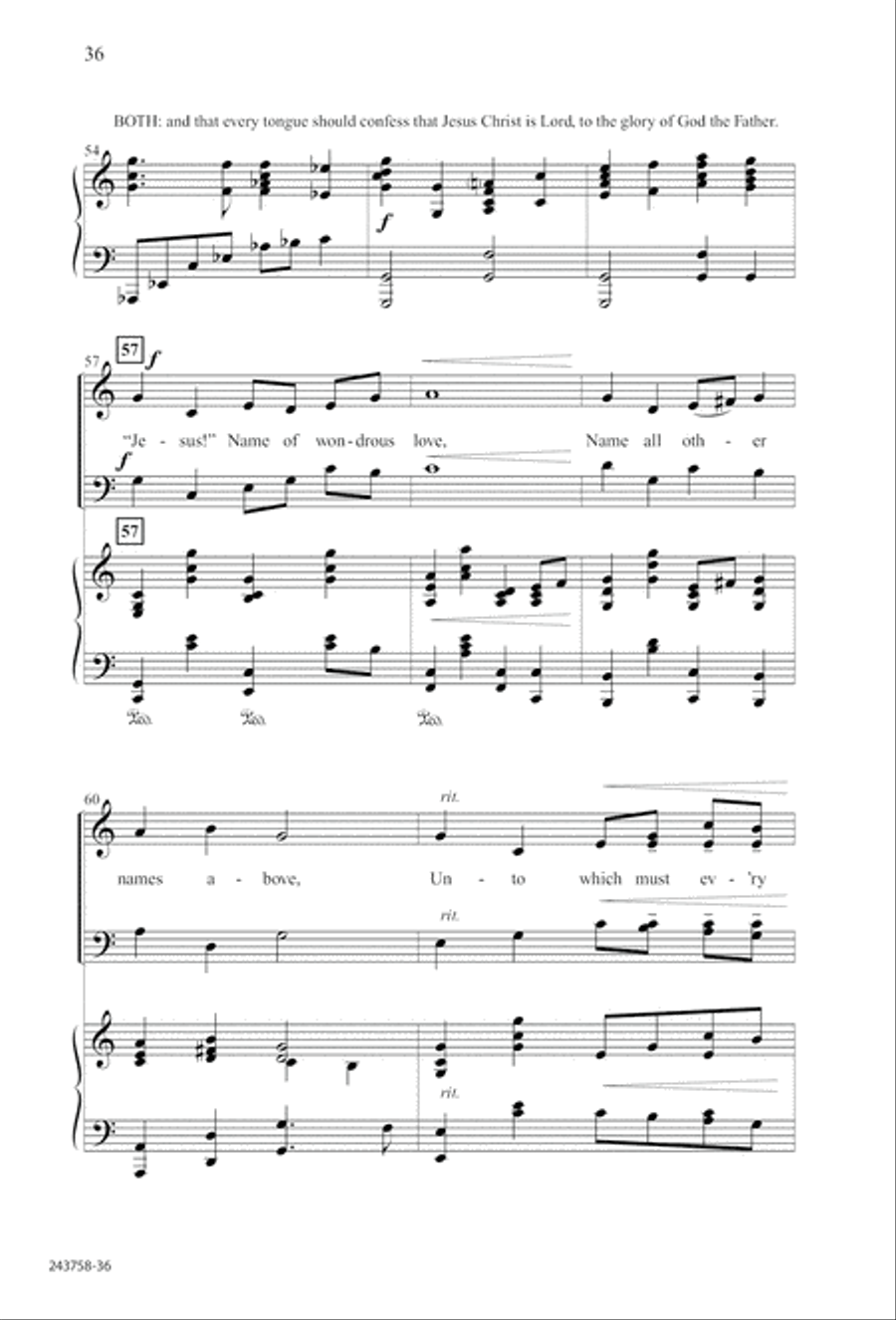 Lord of Glory (Digital Download) 4-Part scores gallery preview page 40