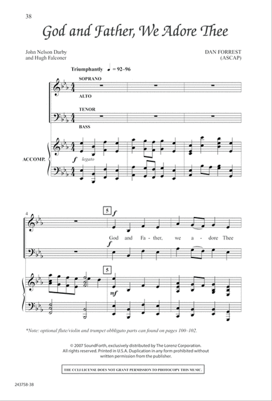 Lord of Glory (Digital Download) 4-Part scores gallery preview page 42