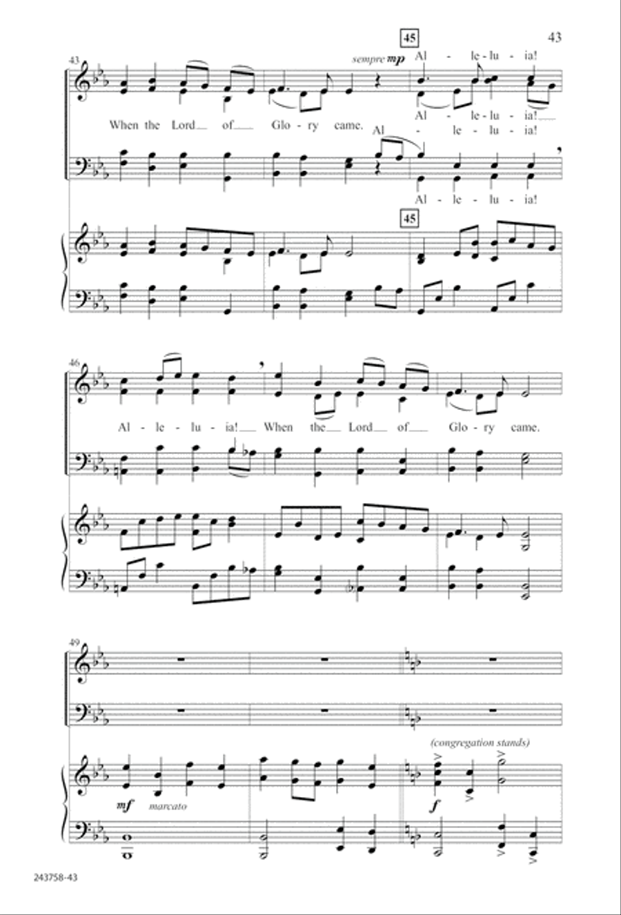 Lord of Glory (Digital Download) 4-Part scores gallery preview page 47