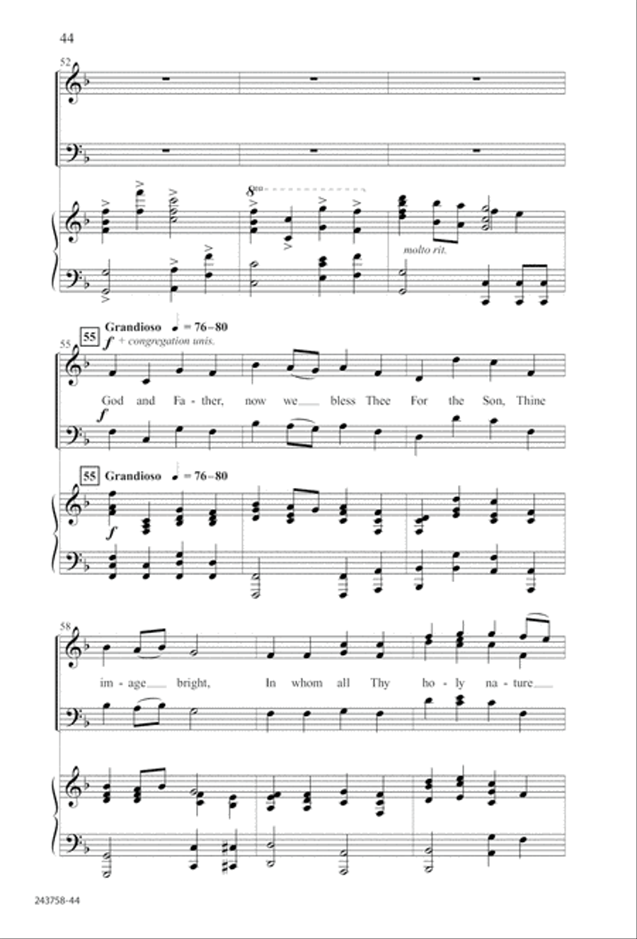 Lord of Glory (Digital Download) 4-Part scores gallery preview page 48