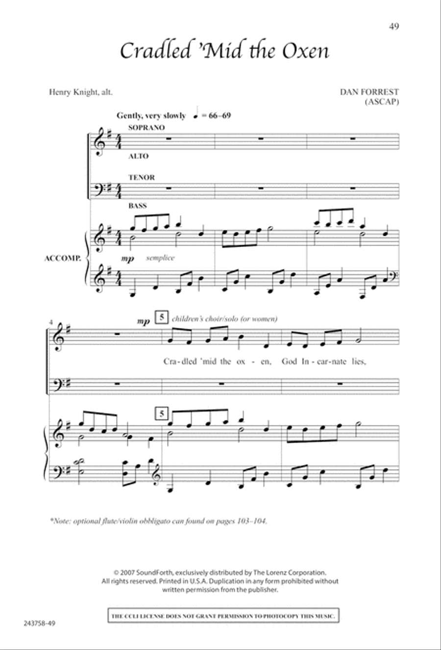 Lord of Glory (Digital Download) 4-Part scores gallery preview page 53