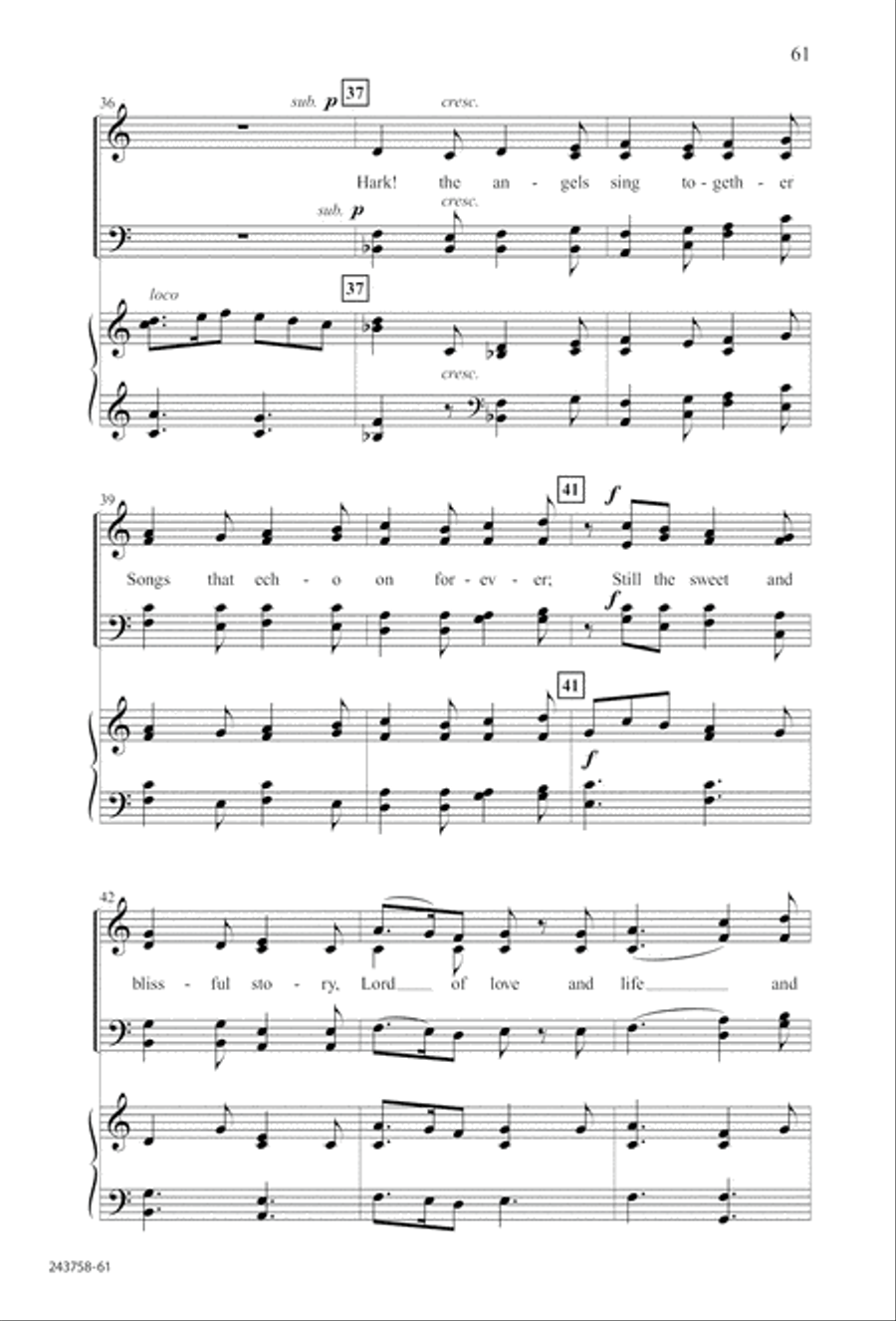 Lord of Glory (Digital Download) 4-Part scores gallery preview page 65