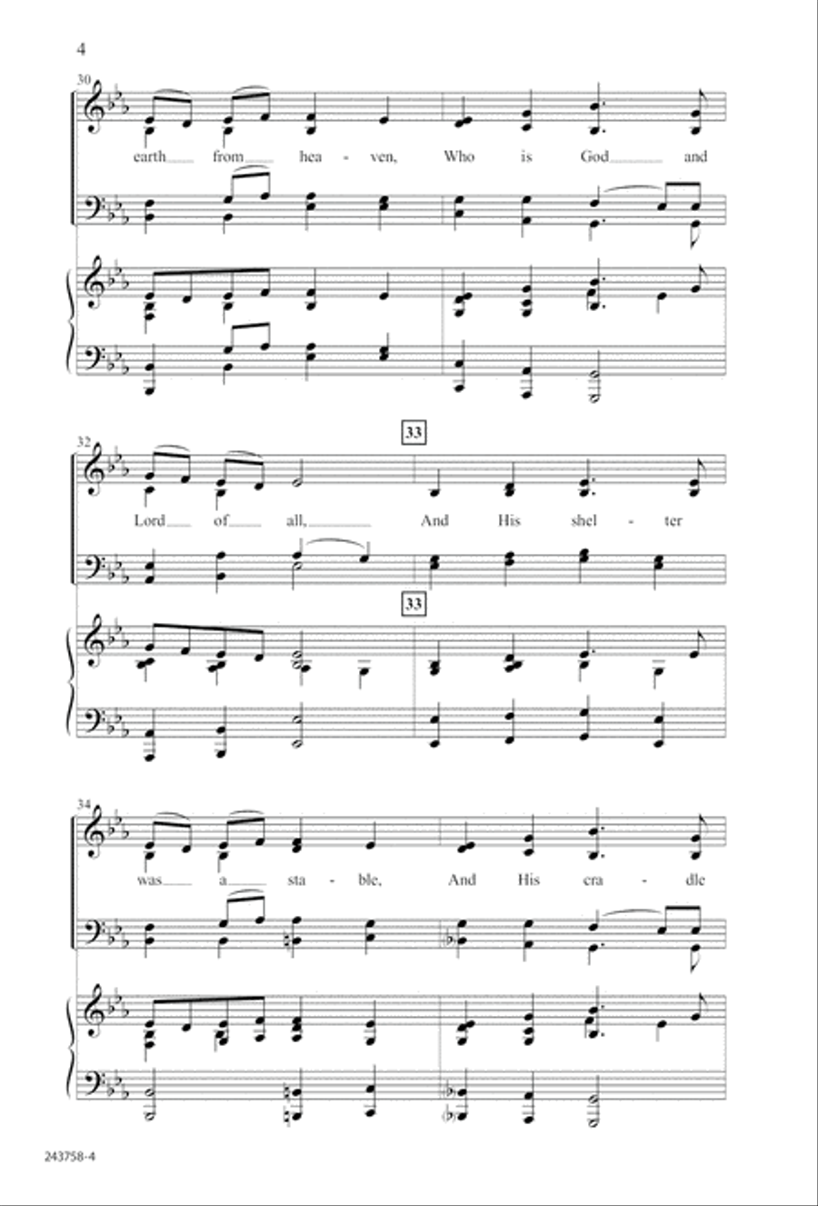 Lord of Glory (Digital Download) 4-Part scores gallery preview page 8