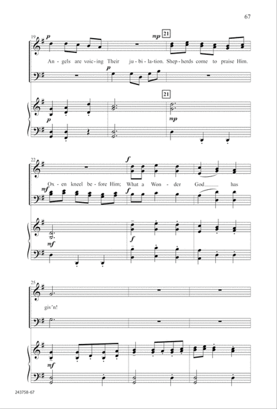 Lord of Glory (Digital Download) 4-Part scores gallery preview page 71