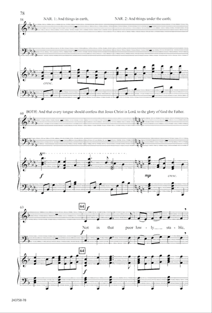 Lord of Glory (Digital Download) 4-Part scores gallery preview page 82