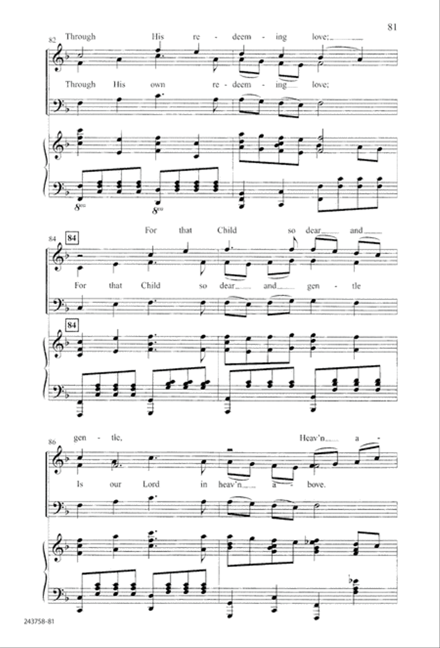 Lord of Glory (Digital Download) 4-Part scores gallery preview page 85