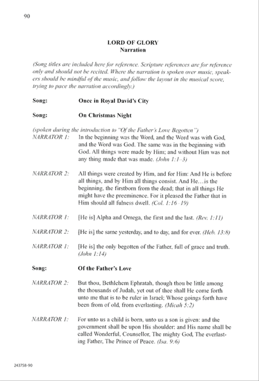 Lord of Glory (Digital Download) 4-Part scores gallery preview page 94
