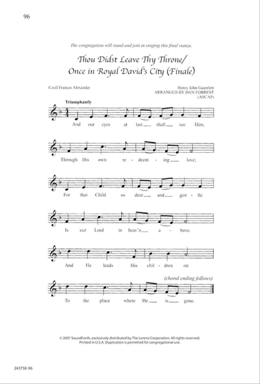 Lord of Glory (Digital Download) 4-Part scores gallery preview page 100
