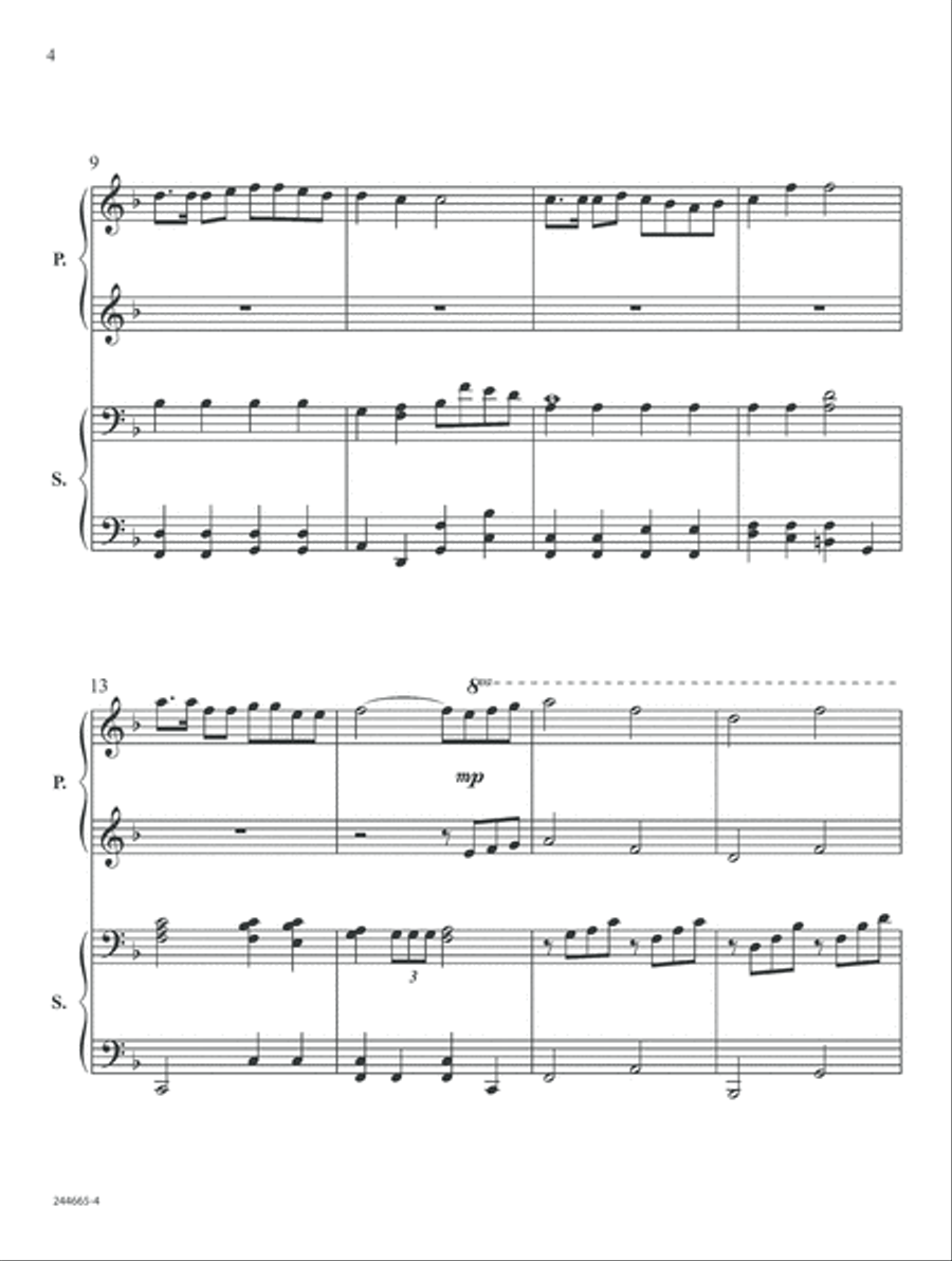 Standing on the Promises (Digital Download) Piano Duet scores gallery preview page 5