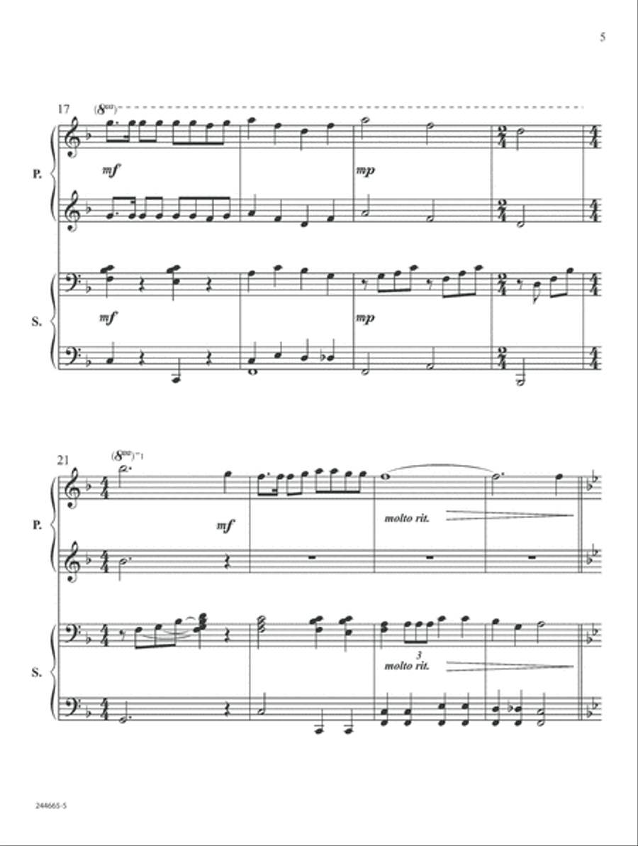 Standing on the Promises (Digital Download) Piano Duet scores gallery preview page 6