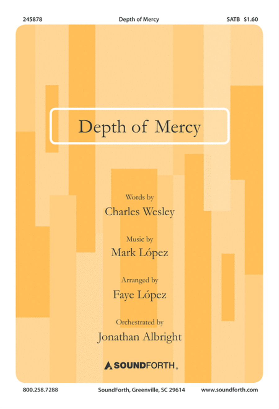 Depth of Mercy (Digital Download) 4-Part scores gallery preview page 1