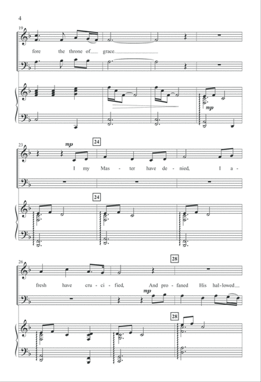 Depth of Mercy (Digital Download) 4-Part scores gallery preview page 4