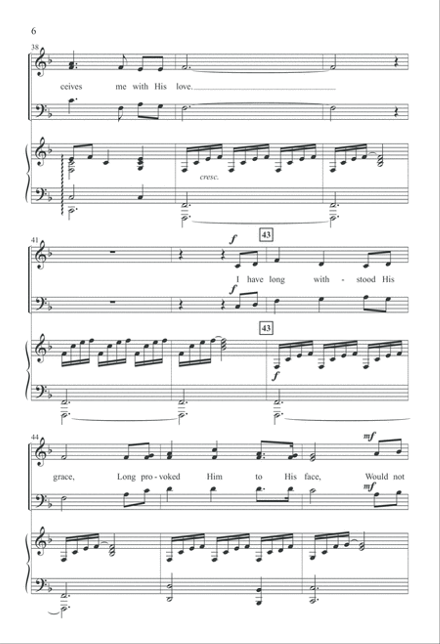 Depth of Mercy (Digital Download) 4-Part scores gallery preview page 6